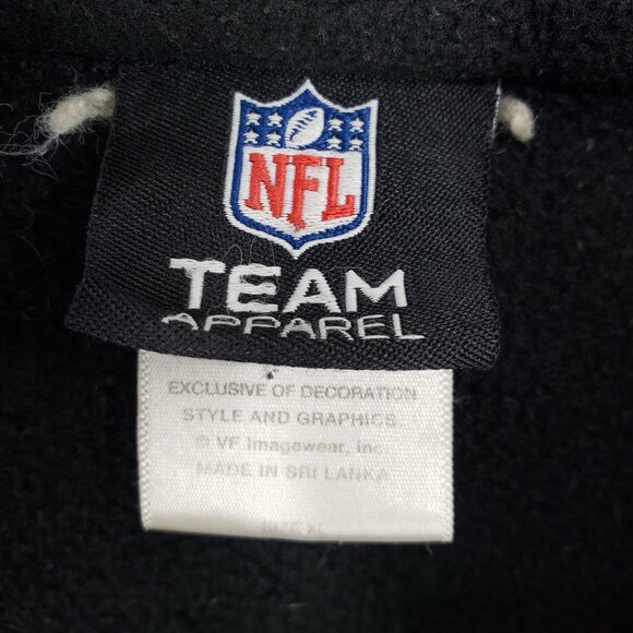 NFL Pittsburgh Steelers Fleece Full Zip Up Jacket XL Mens  Embroidered Black - Picture 7 of 9